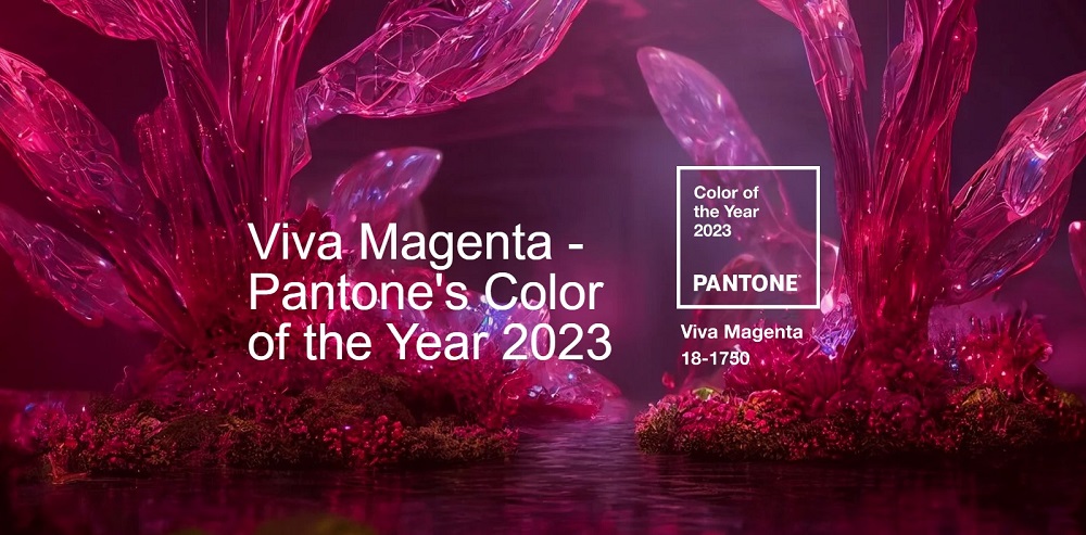 Компания Pantone представила цвет 2023 года — Viva Magenta