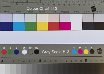 Цветовая мишень Color Confidence Large Greyscale and Colour Separation Guide